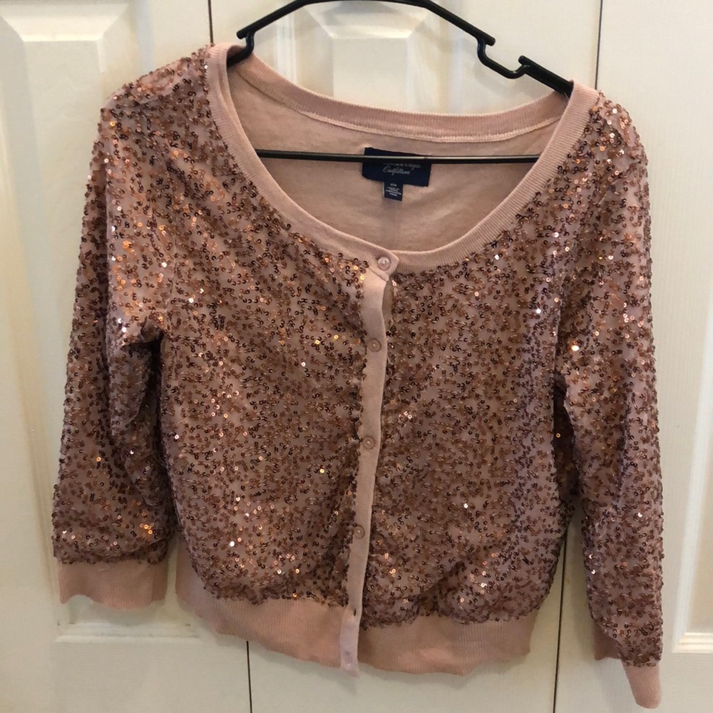 NWT American Eagle Sequin Cardigan